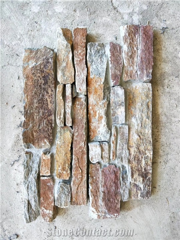 Feature Stone Wall Cladding Panel Quartzite Ledge Culture