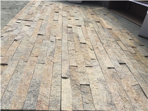 Quartzite Feature Wall Cladding Veneer Stacked Culture Stone