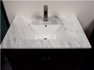 Quartzite Yacht Vanity Top Dreaming White Bathroom Bath Top