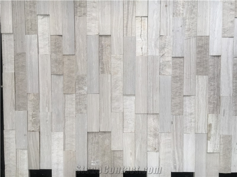 Stacked Marble Wall Cladding Veneer Feature Culture Stone