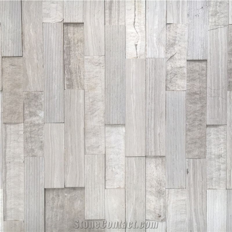 Stacked Marble Wall Cladding Veneer Feature Culture Stone