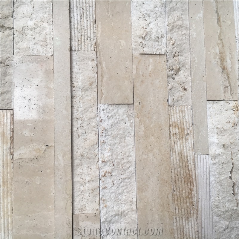 Stacked Stone Wall Cladding Veneer Travertine Culture Panel