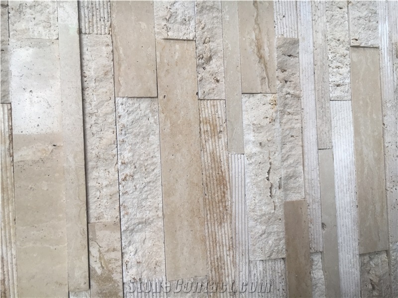 Stacked Stone Wall Cladding Veneer Travertine Culture Panel