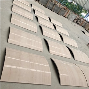 Stone Veneer Pillar Column Designed Marble Hollow Column