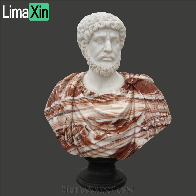 Customized Hand Carved White Marble Head Bust Statues