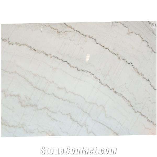 Chinese Polished White Marble Guangxi White Marble