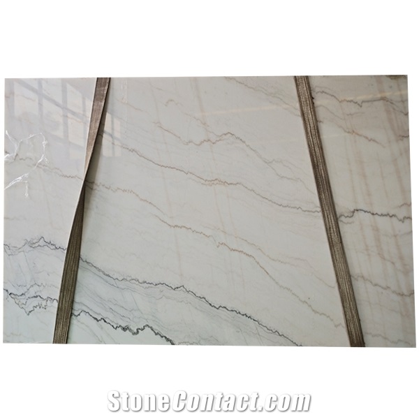 Chinese Polished White Marble Guangxi White Marble