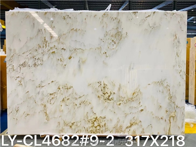 High Quality Polished Landscape Painting Marble For Design