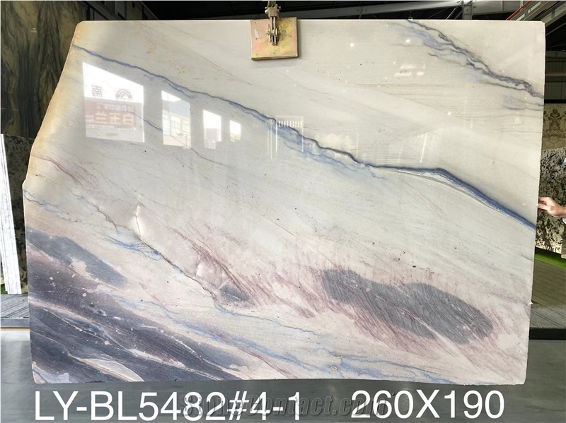 High Quality Polished Montblue Quartzite Slabs