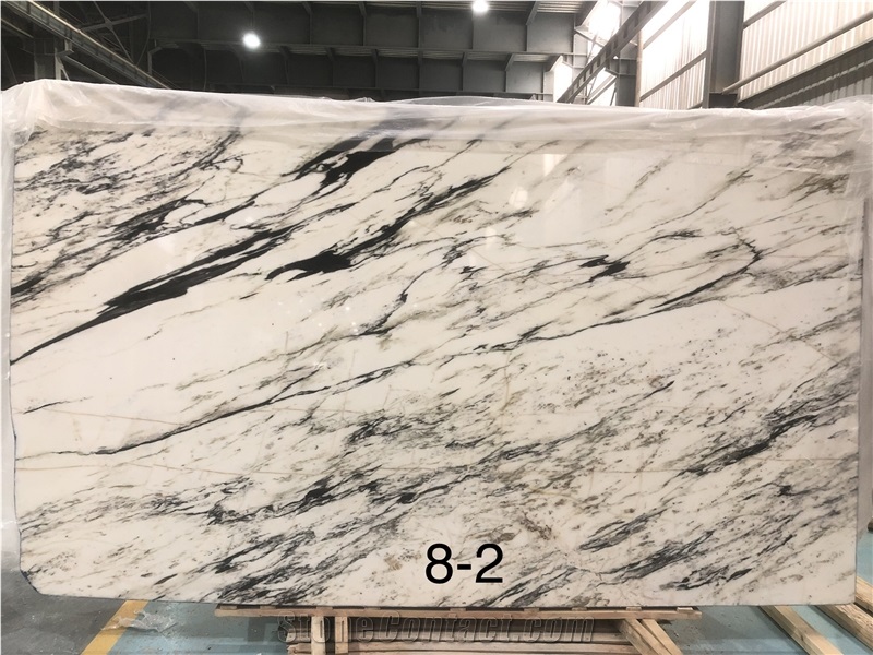 High Quality Polished Snowflake White Marble For Floor&Wall