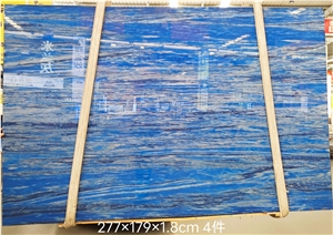Polished Azul Imperial Quartzite For Background & Decoration
