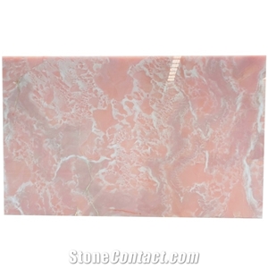 Polished Pink Color Luxury Light Pink Onyx