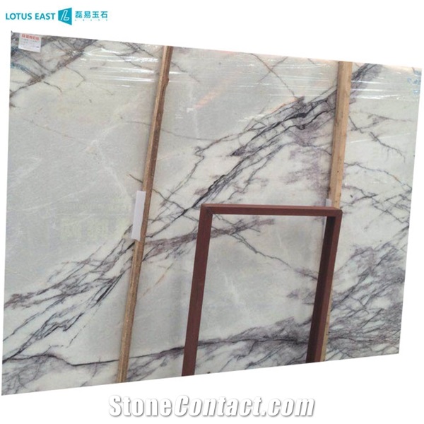 Polished Turkey New York Marble Milas Lilac Marble Slabs