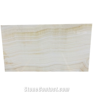 Turkey Vanilla Onyx Ivory White Onyx For Luxury Decoration