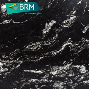 Titanium Silver Granite Block