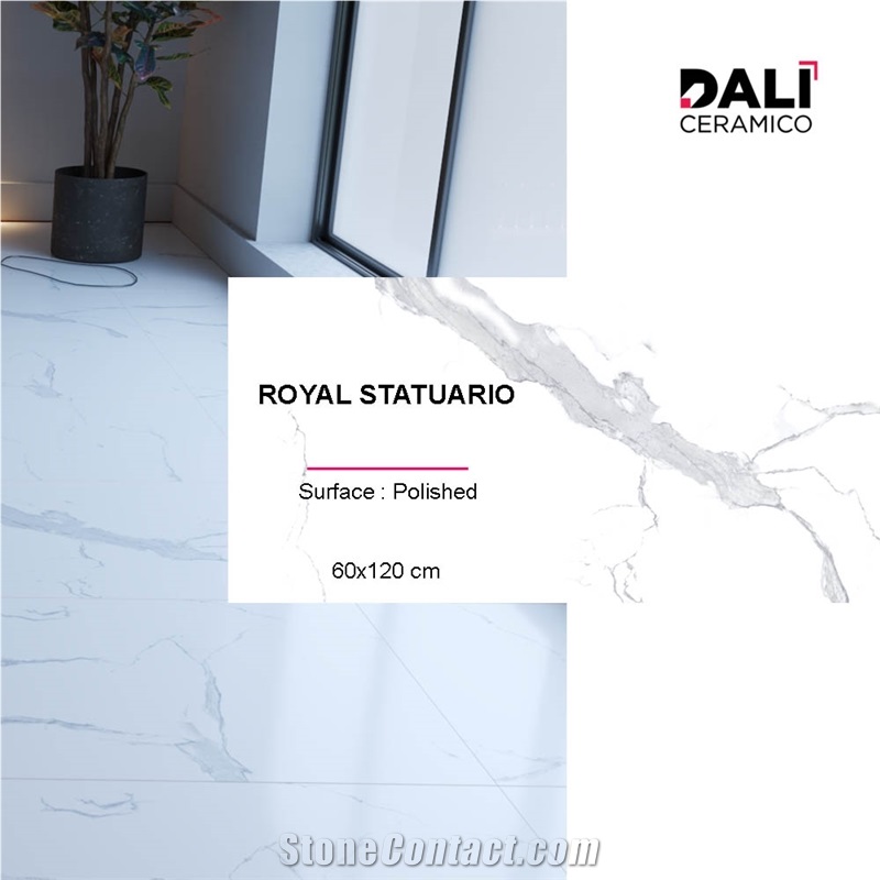 Royal Statuario - Polished Porcelain Tiles