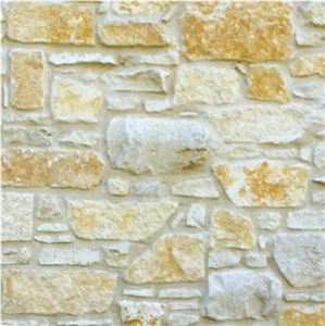 Chalet Gold Limestone Veneer Random Irregular 1 Inch