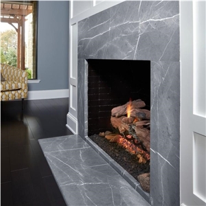 Churchill Soapstone 3Cm Honed Fireplace Surround