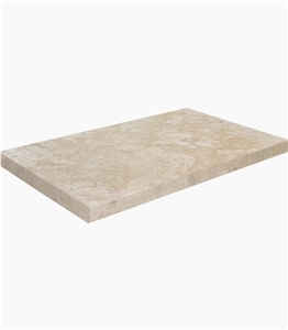 Ivory Travertine Pool Paver 16X24 Tumbled 3 Cm