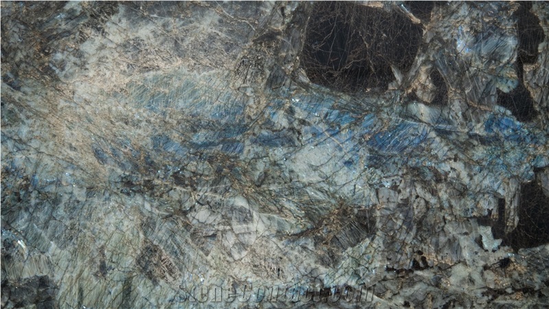 Labradorite Lemurian Blue 2 Cm Polished Granite Slab