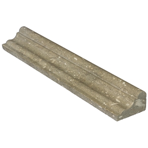 Limestone Seagrass Trim 2X12 Honed Chair Rail