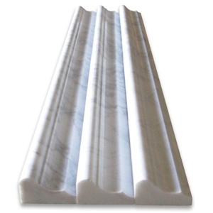 Marble Calacatta Gold F1 Trim 2X12 Honed Chair Rail