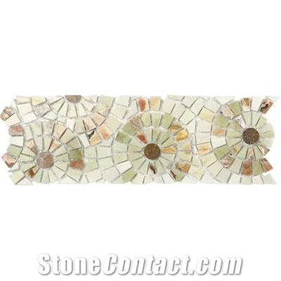 Marble Joy Mosaic 05 Trim-  Mosaic Border