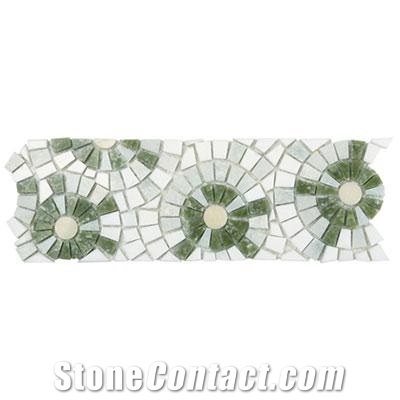 Marble Joy Mosaic 05 Trim-  Mosaic Border