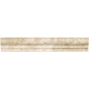 Molding Trims Durango Travertine Trim 2X12 Honed Cross Cut Single-Step Chair Rail