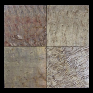 Pink Leather Panther Sandstone Tile 12X12 Gauged