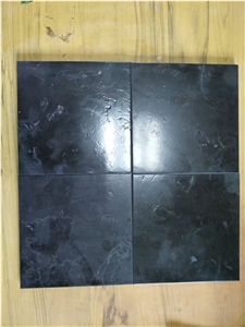 Black Limestone Leather Finish Wall Tile Floor Tile 