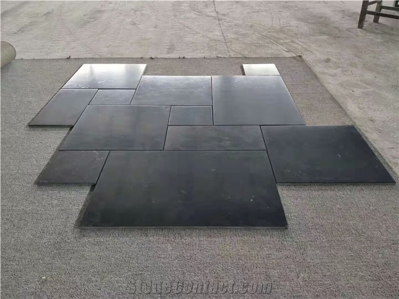 Black Limestone Polished Wall Tile Floor Tile Wall Cladding