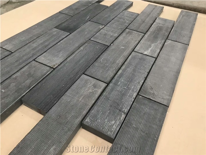 Black Sonte Chiseled Finishing Mosaic Wall Tile Floor Tile