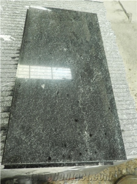Ebony Black Granite China Jet Mist Granite Ebony Mist Tile