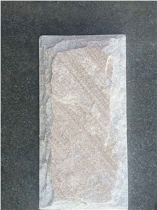 Golden White Quartzite Mushroom Tile