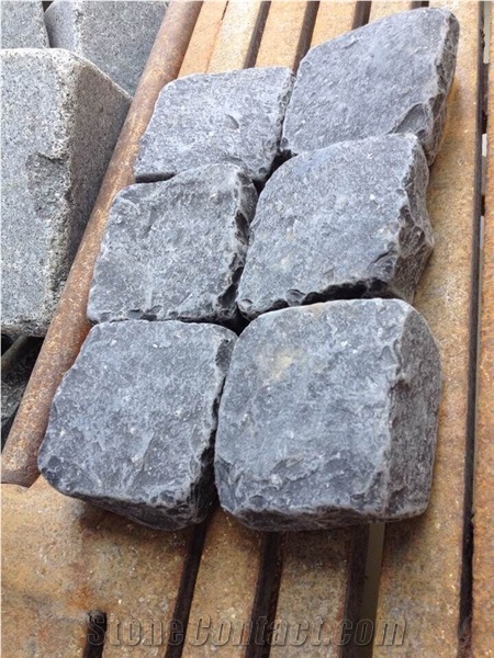 Jumbo Black Basat Cubes Absolute Black Basalt Cobblestone