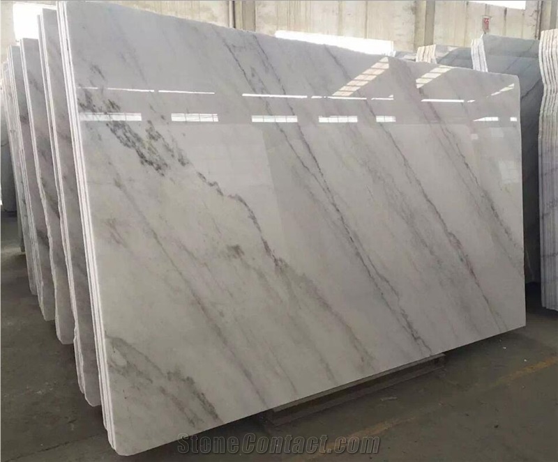 Natural Polished Italian White Carrara Marble/Guangxi White