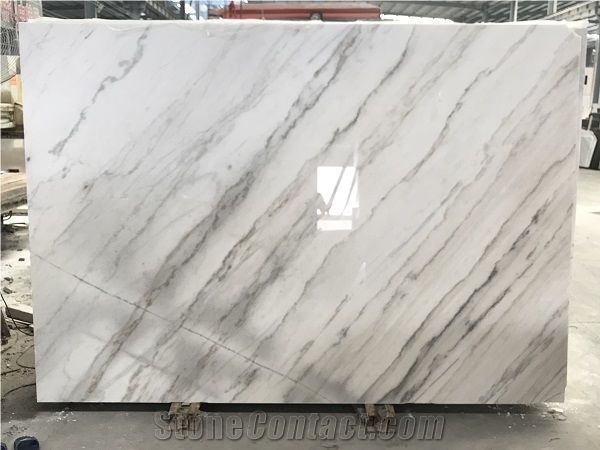 Natural Polished Italian White Carrara Marble/Guangxi White