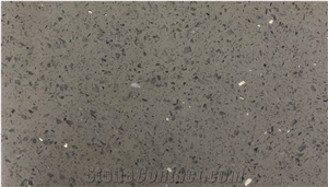 Light Grey Crystal Quartz Stone Slabs