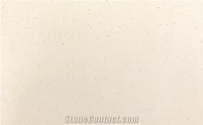 White Sequins Quartz Stone Slabs