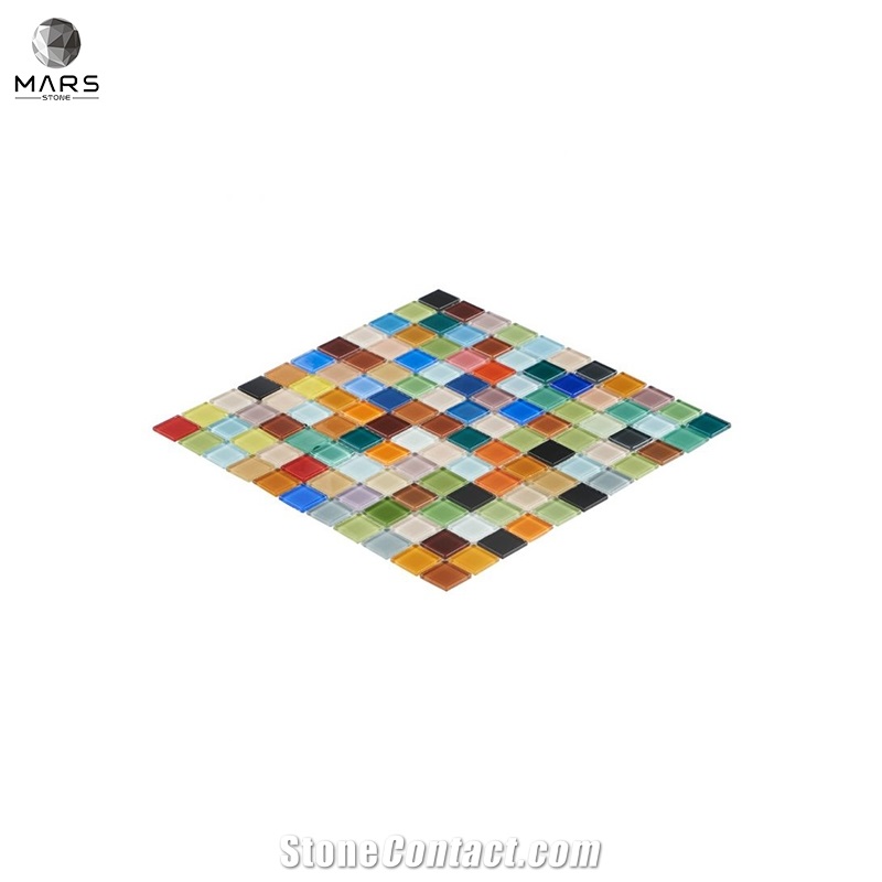 Nice Colorful Polished Glass Mosaic Tiles