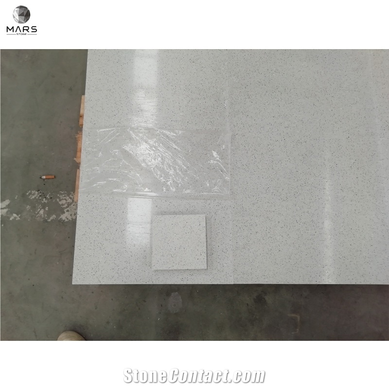 White Polishing Surface Terazzo Tile For Project Stone 