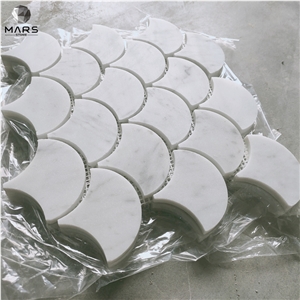 2021 Popular Fish Scale Design Mosaic Tiles Factory
