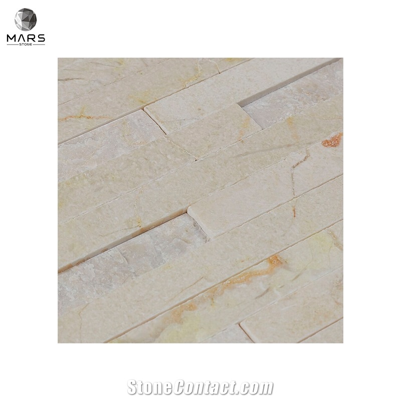American Popular Yellow Natural Stone Honed Mosaics Tiles