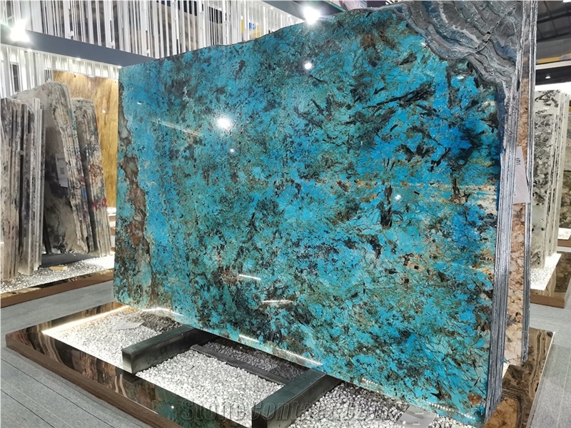 Brazil Blue Natural Marble Stone Expensive Stone