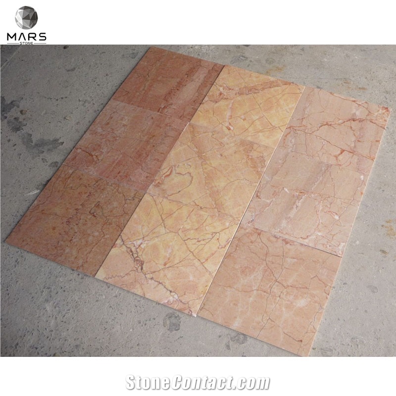Bright Red Floor Marble Tiles Turkish Ruby Red Marble