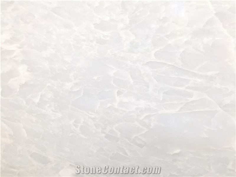 Cary Ice Jade Stone Slabs Pure White Marble Stone Slabs