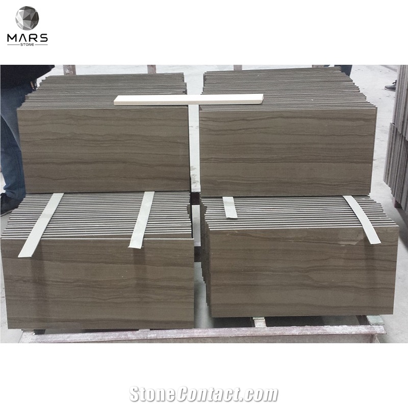 China Supplier Serpeggiante Athen Wooden Marble Slab Tiles