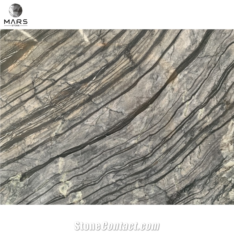 Chinese Style 18Mm Polished Ancient Wooden Grain Marble