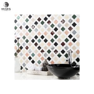 Colorful Square Random Mixed Versailles Mosaic Tiles